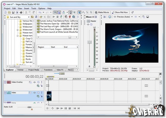 Sony Vegas Movie Studio HD