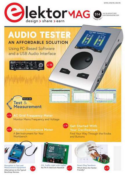 Elektor Mag Elektorlabs Elektor Electronics July-August №4 2022 №514