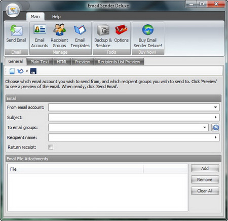 Email Sender Deluxe 2.32