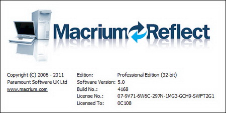 Macrium Reflect Professional 5.0.4168