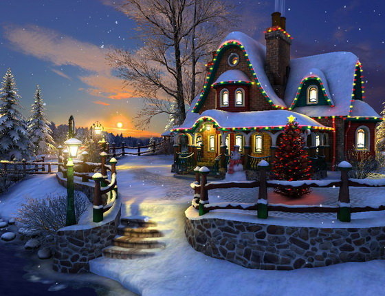 White Christmas 3D Screensaver and Animated Wallpaper 1.0.3