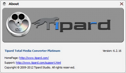 Tipard Total Media Converter Platinum 6.2.16