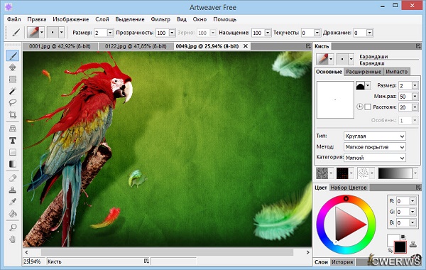 Artweaver Free 5.0.7 + Rus