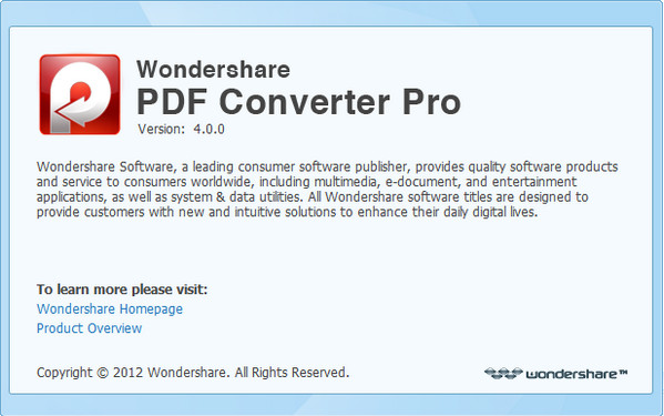 Wondershare PDF Converter Pro