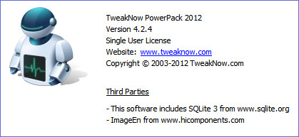 TweakNow PowerPack 2012