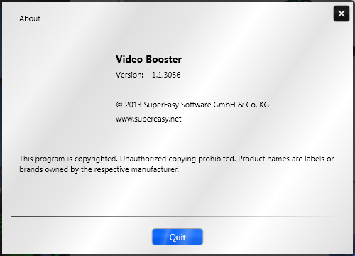 SuperEasy Video Booster