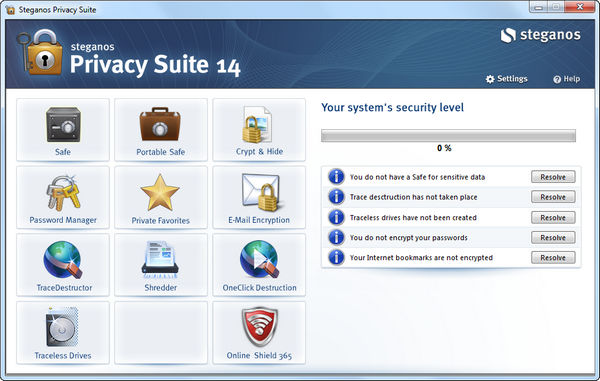 Steganos Privacy Suite