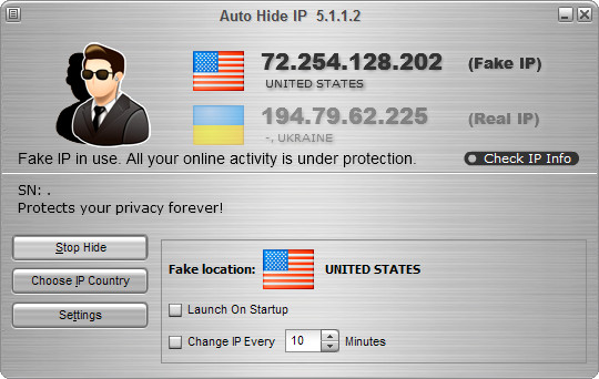 Auto Hide IP 5