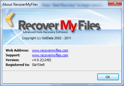 Recover My Files Professional