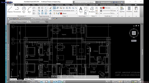 Проектирование внутренних электрических сетей в AutoCAD2