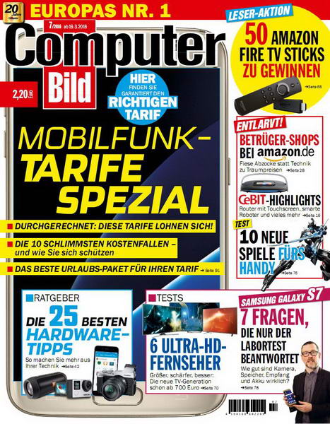 Computer Bild №7 (March 2016) Germany