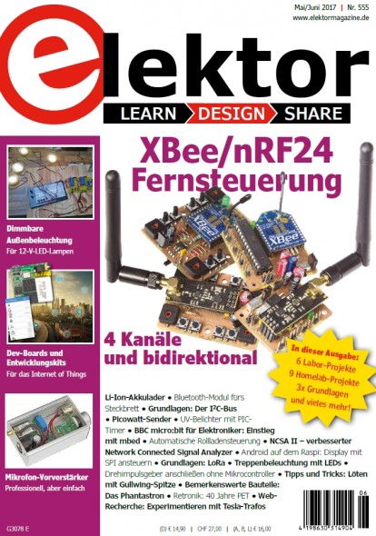 Elektor Electronics №5-6 (Mai-Juni 2017) Germany