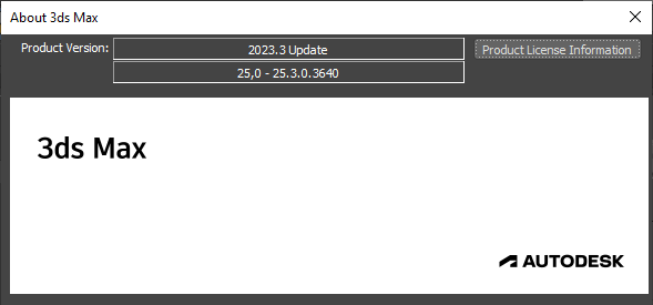 Autodesk 3DS MAX 2023.3