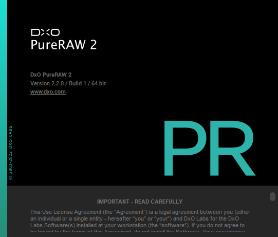 DxO PureRAW 2.2.0 Build 1