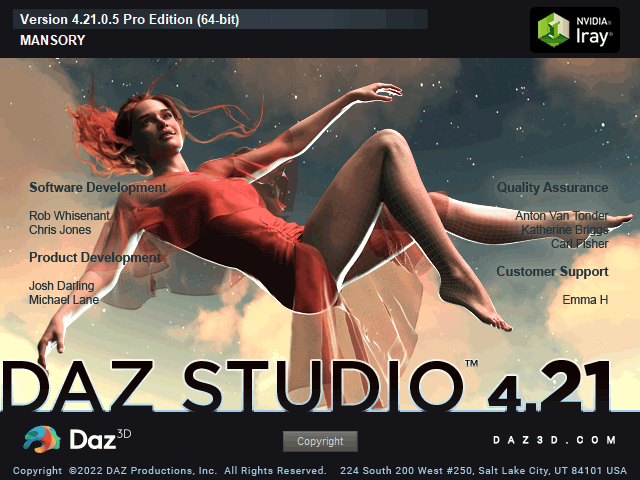 DAZ Studio Professional 4.21.0.5