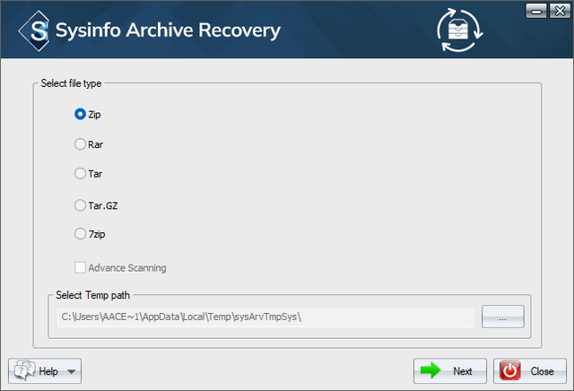 SysInfoTools Archive Recovery