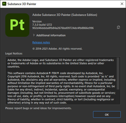 Adobe Substance 3D Painter 7.3.0.1272