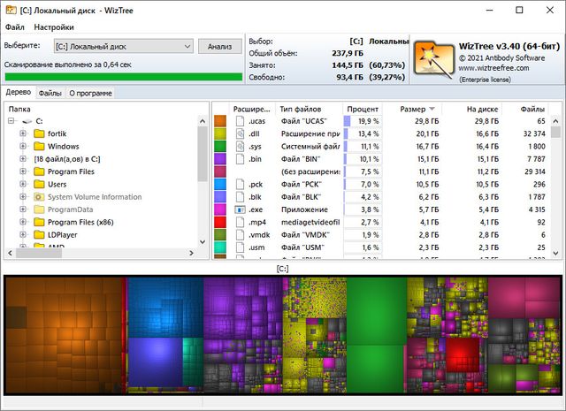 WizTree 3.40 Enterprise