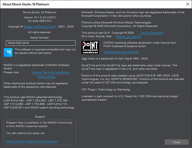 MAGIX Movie Studio 18 Platinum 18.1.0.24