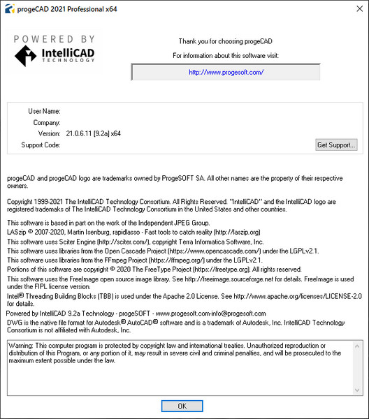 progeCAD 2021 Professional 21.0.6.11