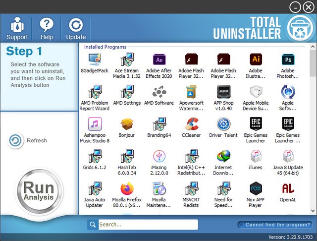 Total Uninstaller 3.20.9.1703