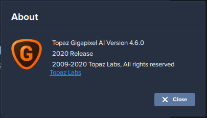 Topaz Gigapixel AI 4.6.0