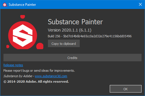 Allegorithmic Substance Painter 6.1.1.256