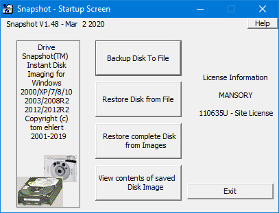 Drive SnapShot 1.48.0.18764 + Portable