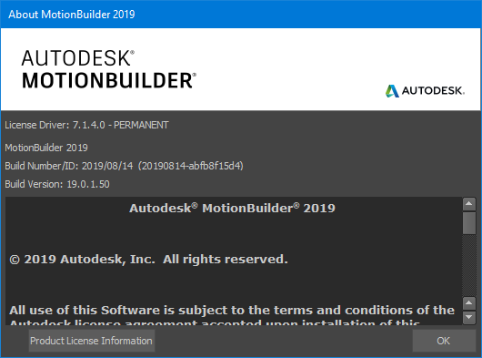 Autodesk MotionBuilder 2019.0.1