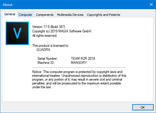 MAGIX VEGAS Pro 17.0.0.387
