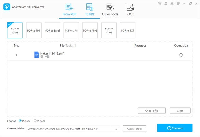 Apowersoft PDF Converter 2.2.0.0