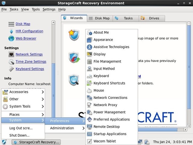 StorageCraft Recovery Environment CrossPlatform 2.2.4.10