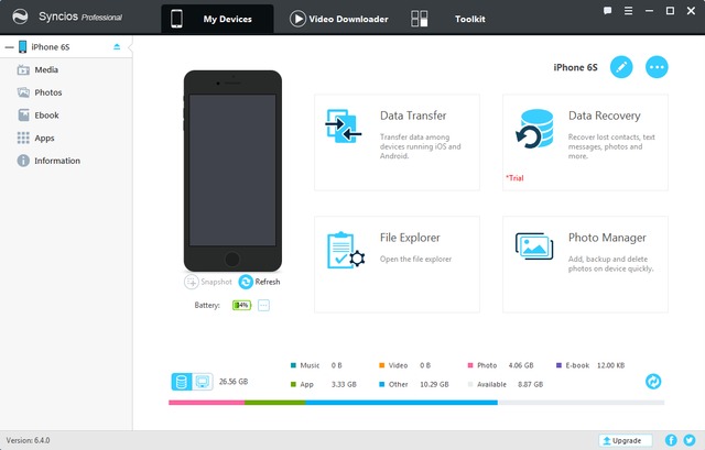 Anvsoft SynciOS Professional 6.4.0