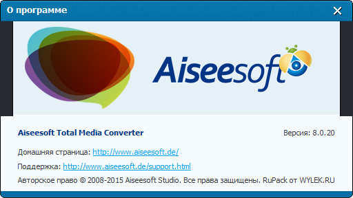 Aiseesoft Total Media Converter 8.0.20 + Rus