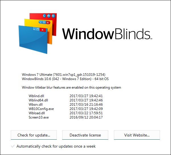 Stardock WindowBlinds 10.6