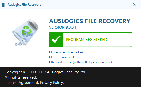 Auslogics File Recovery Professional