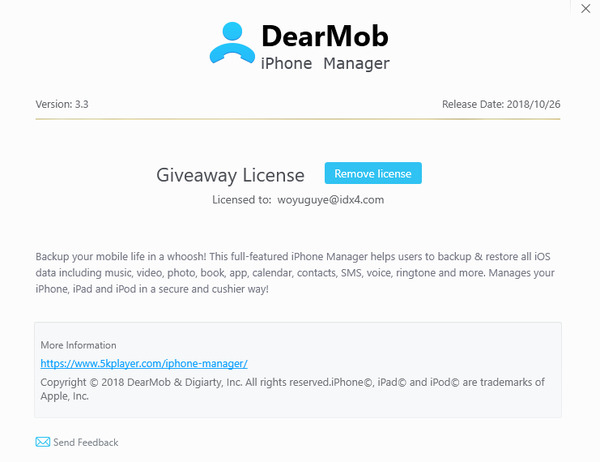 DearMob iPhone Manager