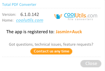 Coolutils Total PDF Converter 6.1.0.142
