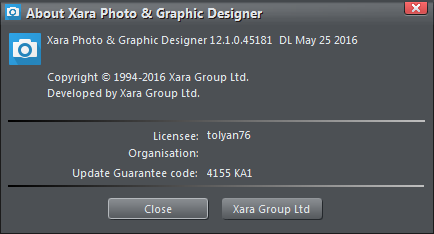 Xara Photo & Graphic Designer 12.1.0.45181