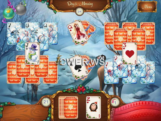 скриншот игры Lapland Solitaire