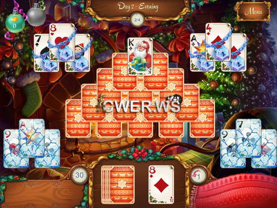 скриншот игры Lapland Solitaire