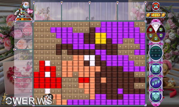 скриншот игры Rainbow Mosaics 11: Helper's Valentine