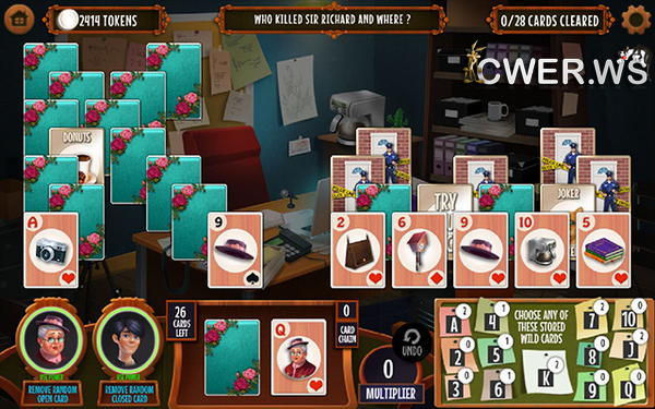 скриншот игры GO Team Investigates: Solitaire and Mahjong Mysteries