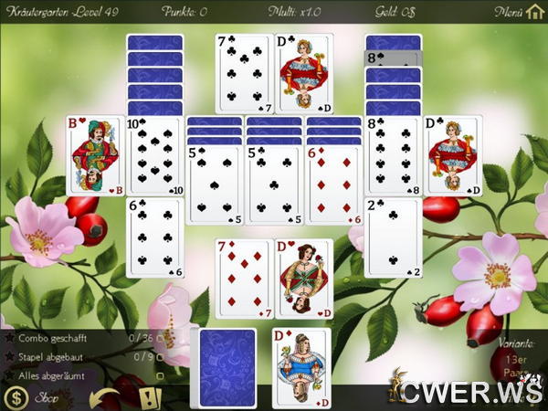 скриншот игры Solitaire: Beautiful Garden Season