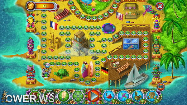 скриншот игры Rainbow Mosaics 14: Hawaiian Vacation