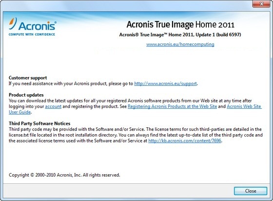 Acronis True Image Home