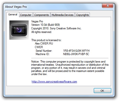 Sony Vegas Pro