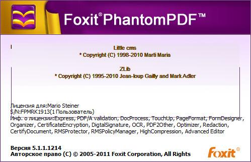 Foxit PhantomPDF