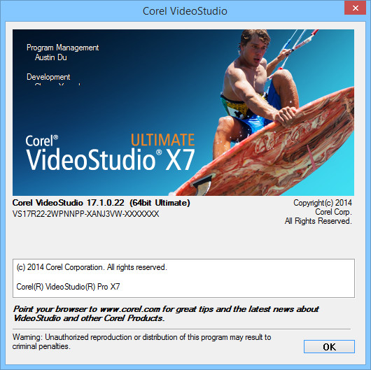 Corel VideoStudio Ultimate X7