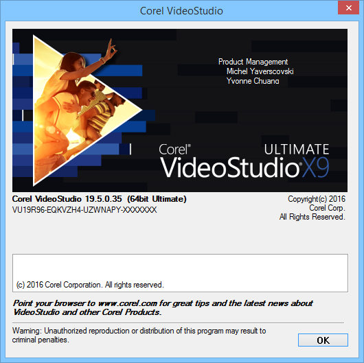 Corel VideoStudio Ultimate X9